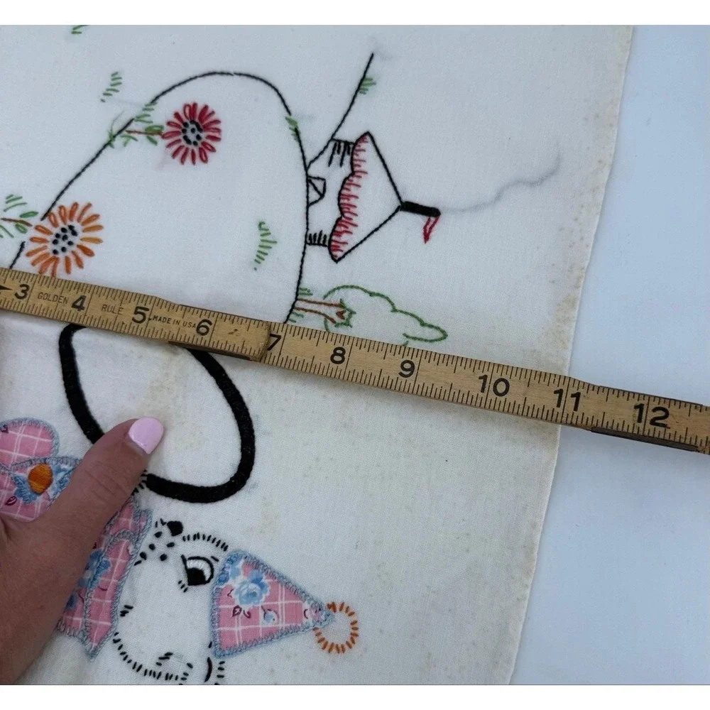 Vintage Handmade Pillowcase-approximately 11